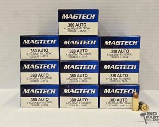 1230 500 Rounds of .380 Auto Ammo