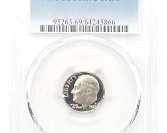 42  Graded 1982S Roosevelt Dime