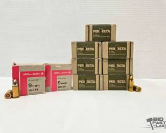 1334  400 Rounds of 9mm Luger Ammunition