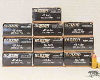 1325  500 Rounds of .45 Auto Ammunition