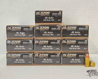 1324  500 Rounds of .45 Auto Ammunition