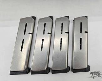 1522  4 Wilson Combat 7rd .45 ACP Magazines