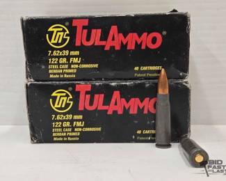 1202 80 Rounds of 7.62x39mm Ammo