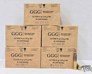 1270 500 Rounds of .223 REM Ammo