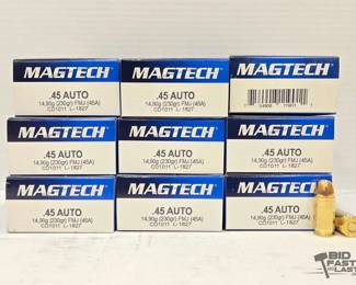 1330  450 Rounds of .45 Auto Ammunition