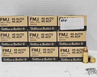 1314 450 Rounds of .45 Auto Ammo