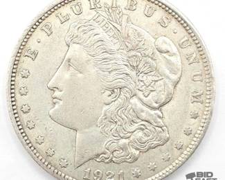 25  1921 Morgan Silver Dollar