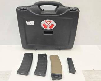 1570  Promax Gun Case and 30rd Rifle Magazines