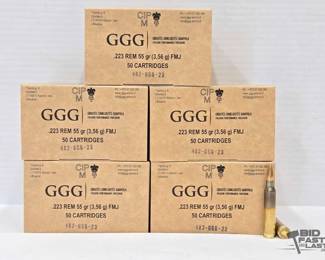 1274 500 Rounds of .223 REM Ammo