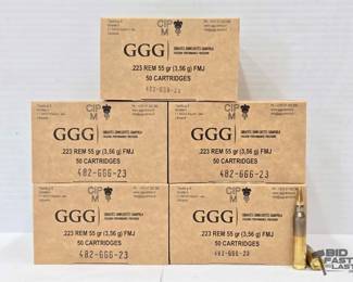 1268 500 Rounds of .223 REM Ammo