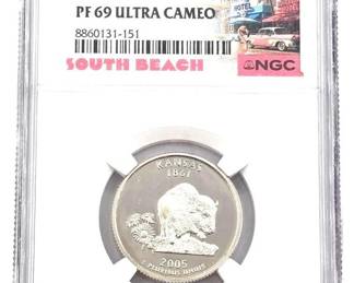 40  Graded 2005S Kansas State Quarter
