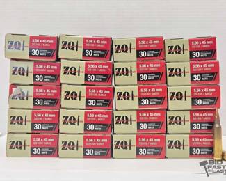 1221  600 Rounds of 5.56x45mm Ammunition