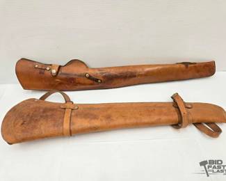 1802 2 Leather Rifle Scabbards