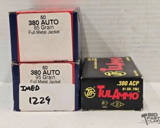 1229  130 Rounds of 380 Auto