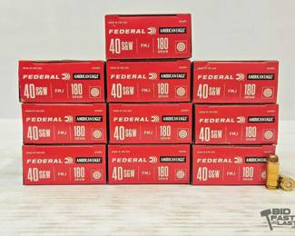 1376  500 Rounds of .40 SW Ammunition
