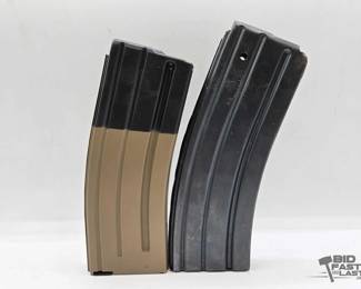1542  2 30rd 5.56 Rifle Magazines