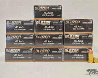 1326  500 Rounds of .45 Auto Ammunition