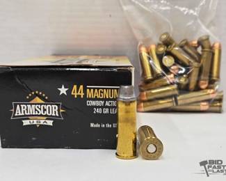 1262 90 Rounds of .44 MAG Ammo
