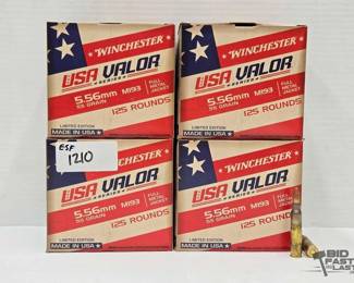 1210 500 Rounds of 5.56mm Ammo