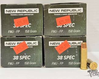 1242 200 Rounds of .38Spl Ammo