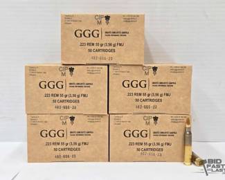 1266 500 Rounds of .223 REM Ammo