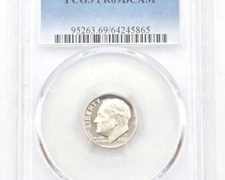 44  Graded 1982S Roosevelt Dime