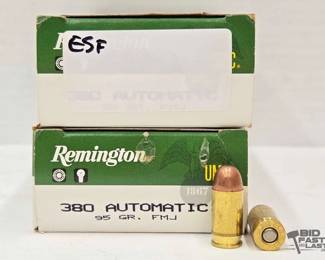 1236 100 Rounds of .380 Auto Ammo