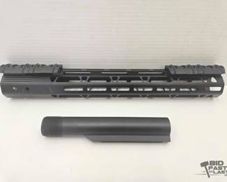 1418  15 Mlok Rail and Buffer Tube