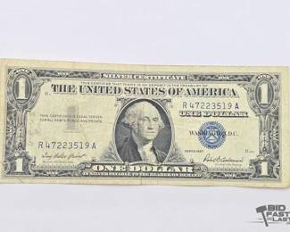 1496  1957 $1 Silver Certificate