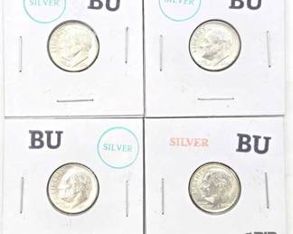 1419  4 1964D Roosevelt Dimes
