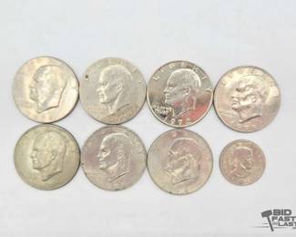 1616  Susan B Anthony  Eisenhower Dollars