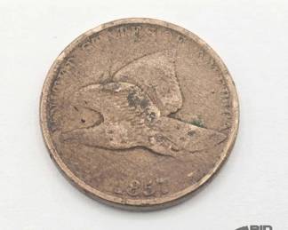 1624  1857 U.S. Flying Eagle Cent