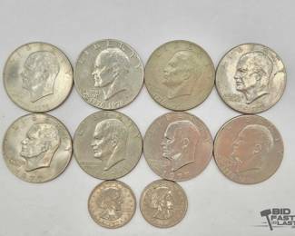 1614  Susan B Anthony  Eisenhower Dollars