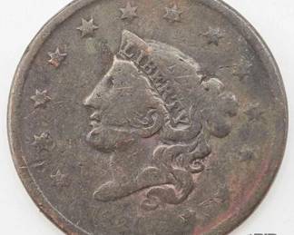 1622  1826 Cornet Large Cent