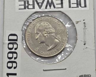 1639  1999 Delaware State Quarter Denver
