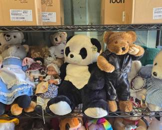 3536  Stuffed Bear and Doll Collection