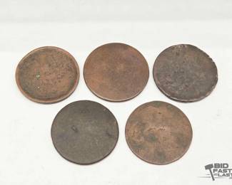 1625  Large Cent Copper Coins