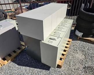 2754 3 Office File Cabinets