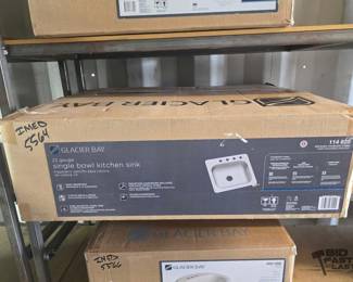 5564  Glacier Bay Single Bowl Kitchen Sink