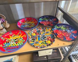 5582  Mickey Mouse Justice League and Advengers Metal Plates