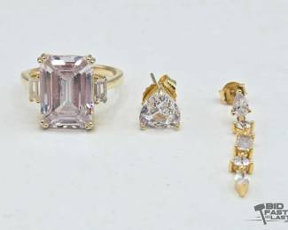 900  .925 Sterling Silver with SemiPrecious Stones 8.0gg