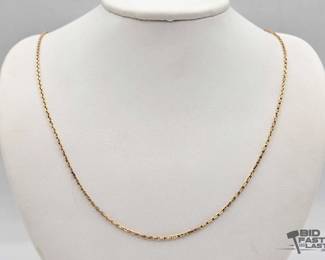 700  14kt Gold Necklace, 8.9g