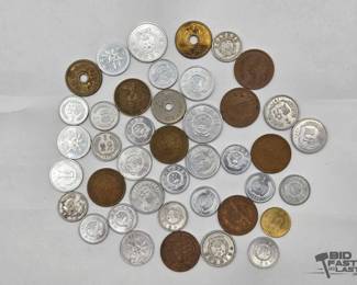 1709  Chinese  Japanese Coins