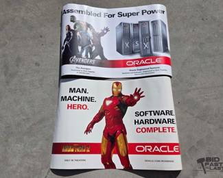 5596  Marvel Themed Oracle Advertisement Posters
