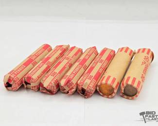 1628  7 Rolls of U.S. Pennies