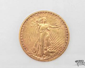 558 1910 SaintGaudens $20 Double Eagle Coin, 33.3g
