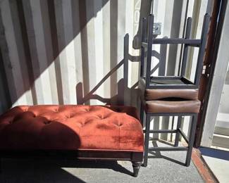 5600  Bench Sofa and Bar Chairs