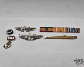 1750 WWII USN Submarine Combat Patrol Pins