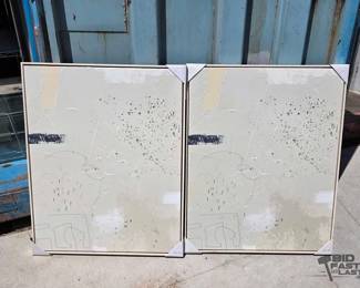 3540  2 Decortive Paintings