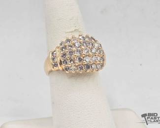 702  14kt Gold Ring with SemiPrecious Stones, 8.0g
